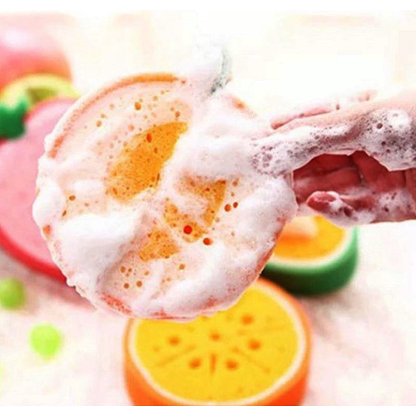 Miếng rửa chén dĩa hình trái cây siêu xinh