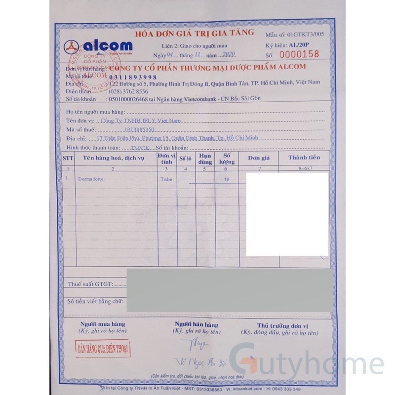 Kem bôi mụn thâm Derma Forte Gel 15g - Gel Giảm Mụn Trứng Cá, Ngừa Thâm, Mờ Sẹo, Dưỡng trắng Da - Guty | BigBuy360 - bigbuy360.vn