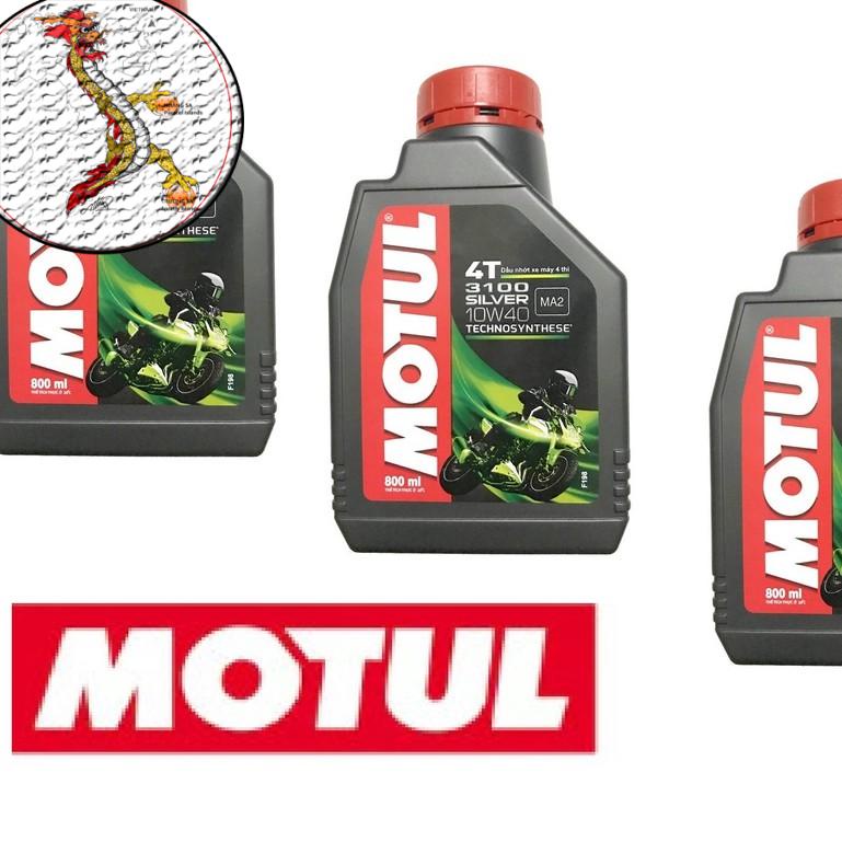 [Giá hủy diệt] Nhớt motul 3100 10W40 chai 800ml cho xe máy xe côn tay, Dầu nhớt motul 3100 chai 800ml-DauNhot_PhuGia