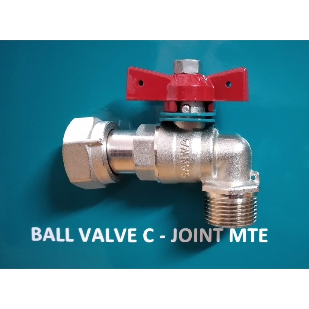 Van góc thường Sanwa BV15 EV -MF nối đồng hồ nước có xuất hóa đơn VAT