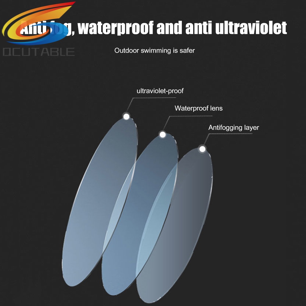Kính bơi có nút bịt tai chống sương mù tiện lợi cho bé