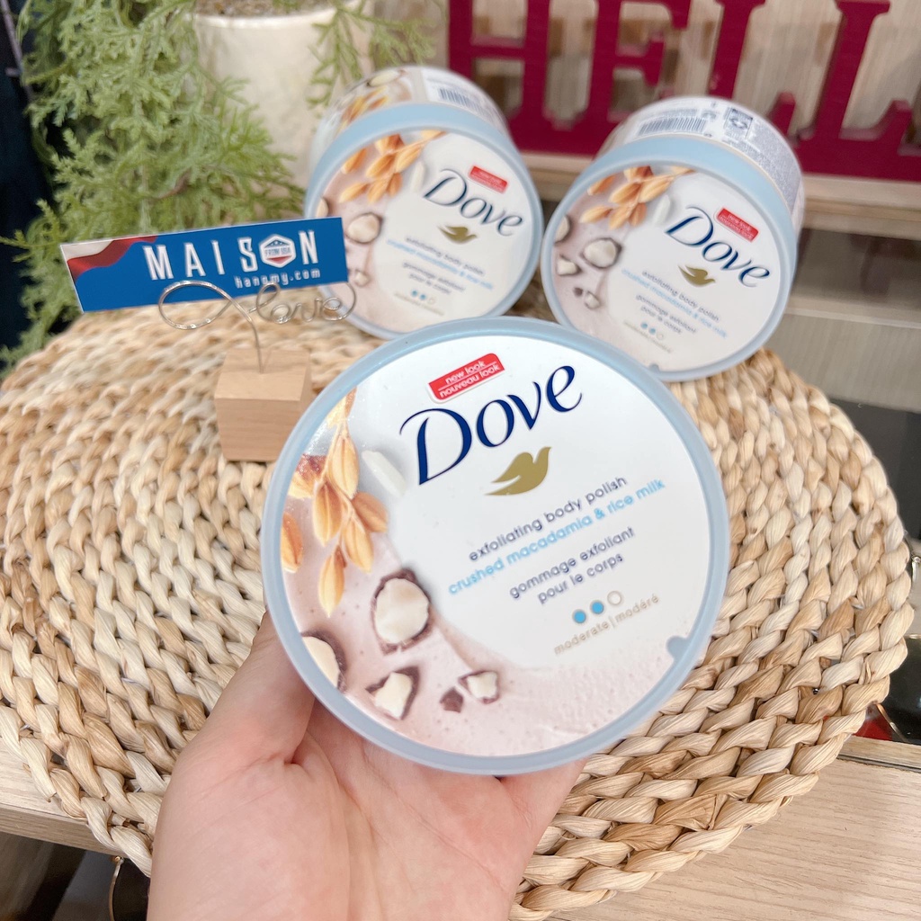 TẨY TẾ BÀO CHẾT TOÀN THÂN DOVE EXFOLIATING BODY POLISH  - Hàng Nhập USA Chính Hãng