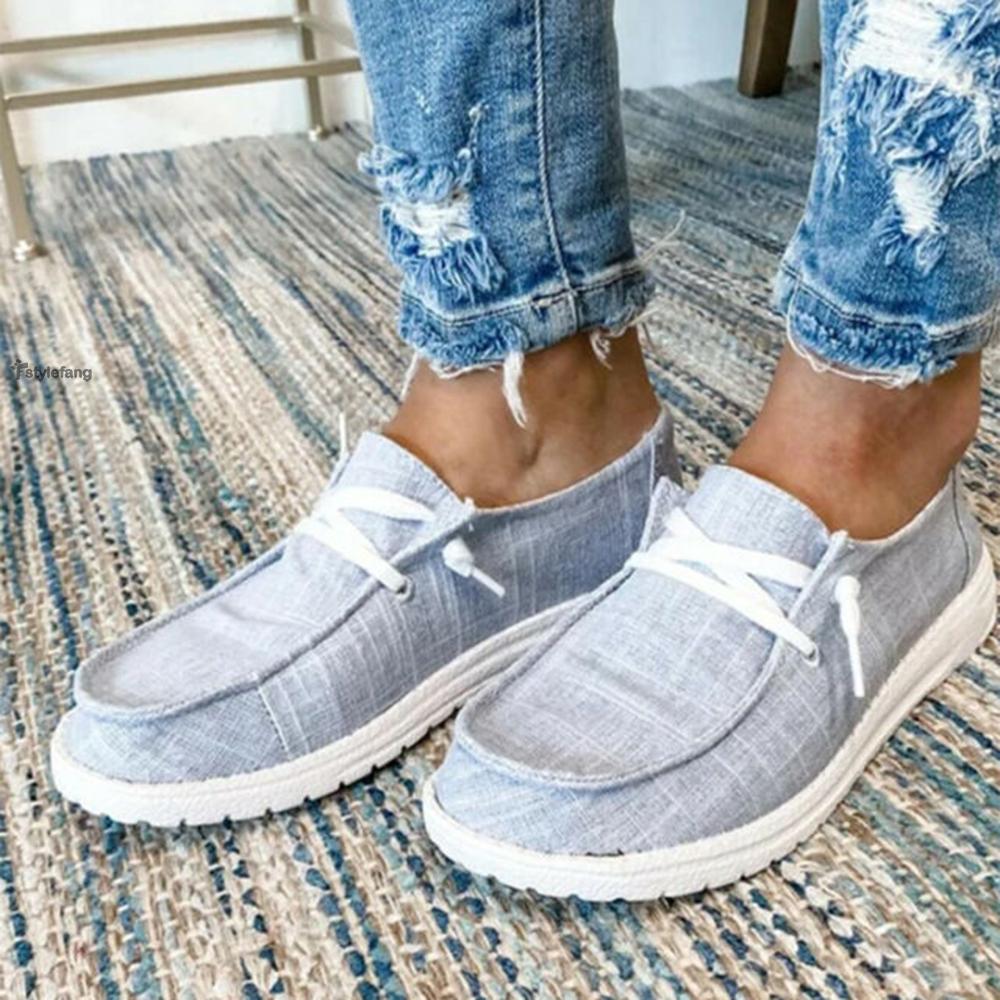 Giày Thể Thao Vải Canvas Thời Trang Cho Nữ