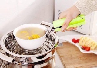kẹp gắp bát đĩa hấp thức ăn