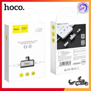 Jack chuyển đổi đầu Lightning sang jack 3.5 và lightning hoco ls24