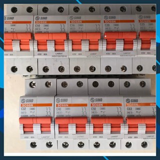 [SINO] Cầu Dao Tự Động MCB 2P (CB 2 Tép) 10kA SC68N