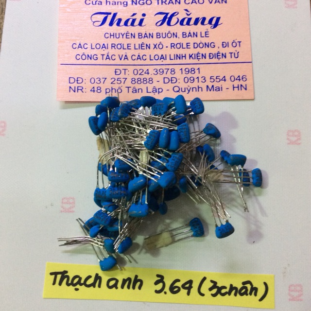 Thạch anh 3.64 M /3 chân giá cho 20 chiếc