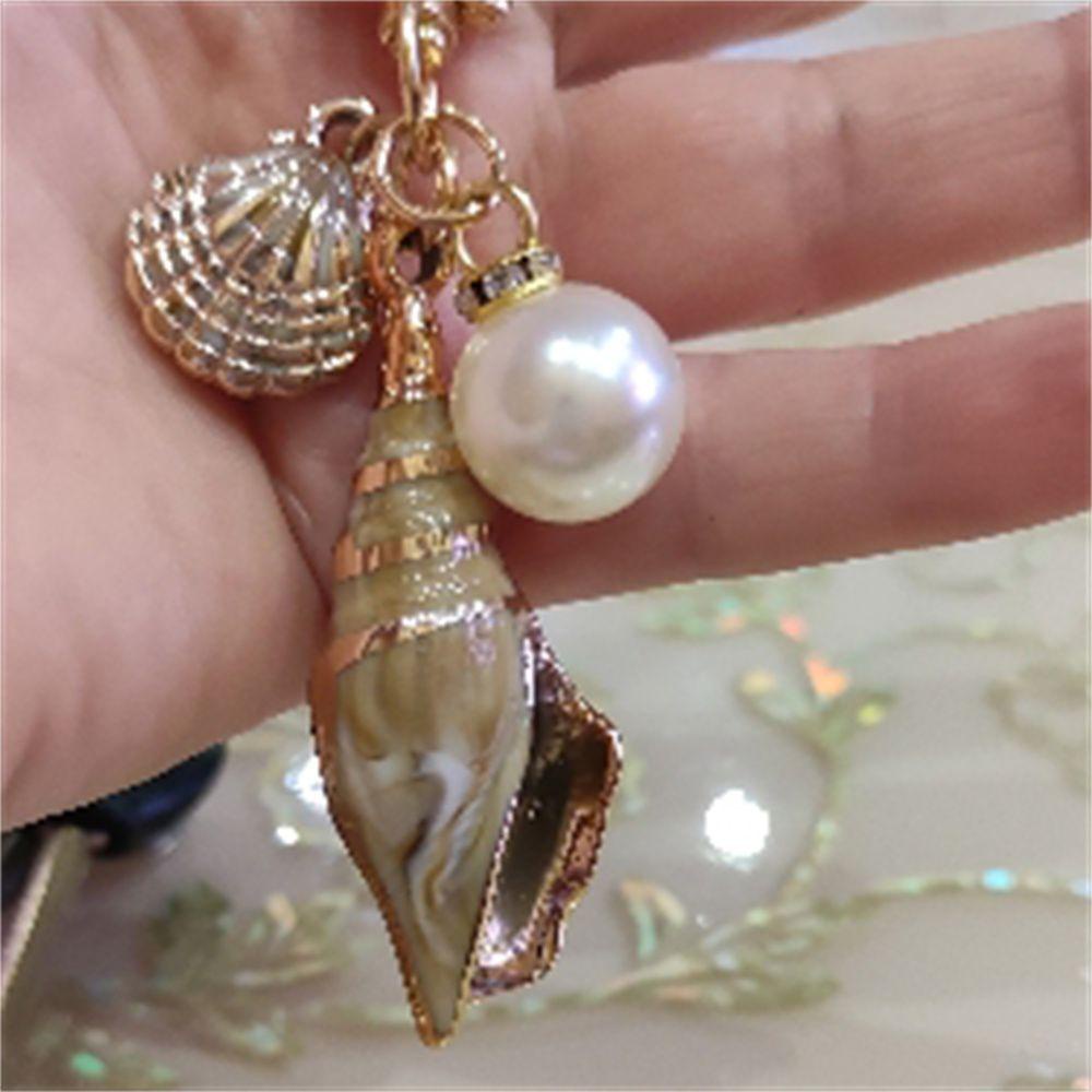 Mmluck Móc Khóa Sao Biển Tua Rua Trong Suốt Đơn Giản Phụ Kiện Nội Thất Cho Túi Xách Nữ