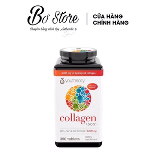 Viên uống Youtheory Collagen Advanced collagen Type 1,2&3 - mẫu mới, 390v
