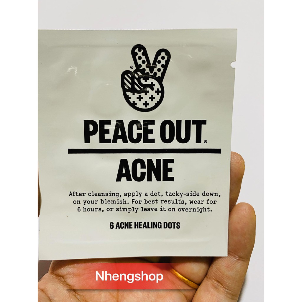 Miếng dán mụn siêu hot PEACE OUT ACNE DOTS