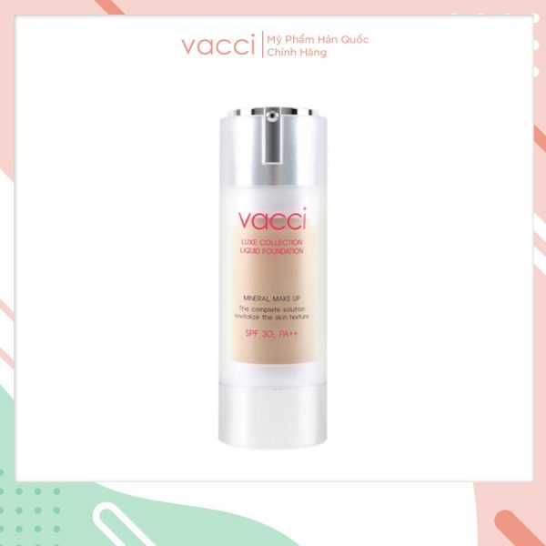 Kem Nền Trang Điểm Cao Cấp Vacci Liquid Foundation SPF 30 PA++ 30ml #13