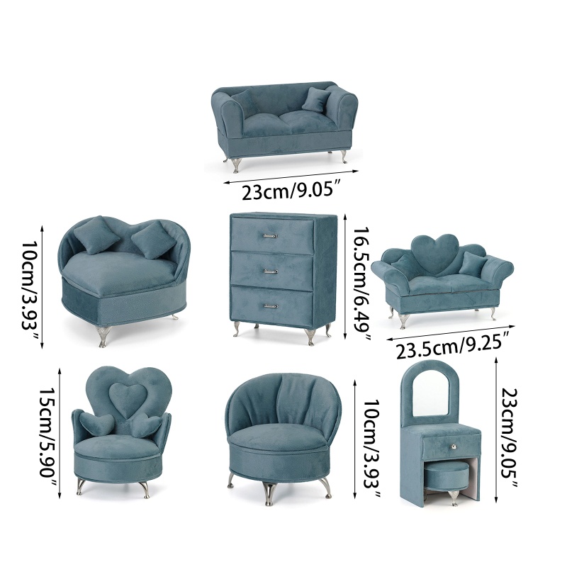 Hộp Đựng Trang Sức Hình Ghế Sofa Dễ Thương