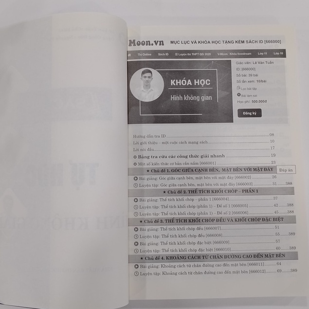 Sách ID ôn luyện thi THPT Quốc gia 2023 môn Toán: Tự học Hình không gian