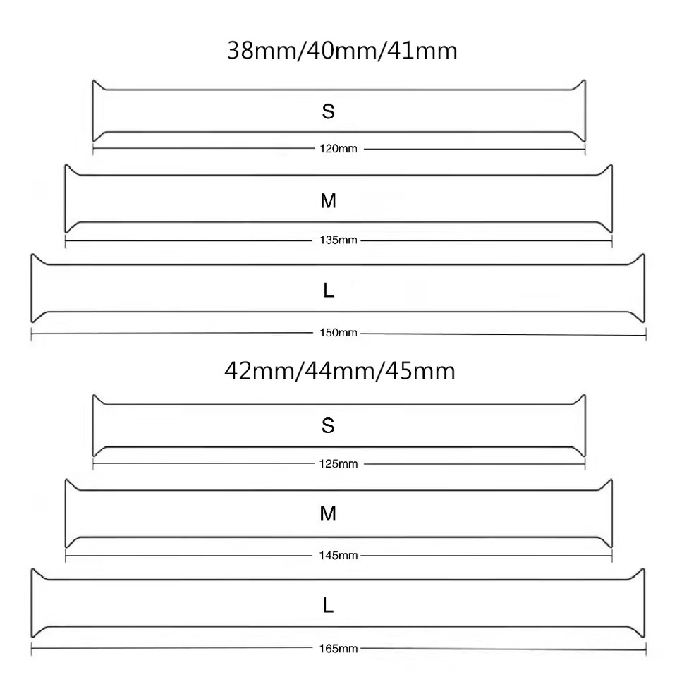 Dây Đeo Đồng Hồ Bằng silicone Co Giãn Kích Thước 40mm 44mm 45mm 41mm 38mm 42mm Cho iwatch series 7 6 5 4 3 se