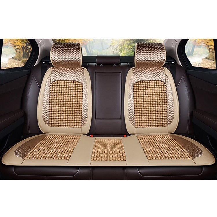 Bọc Ghế Ô Tô, Lót Liền Hạt Gỗ Trơn Nhẵn, Phù Hợp Cho Ghế Lái Và Ghế Phụ