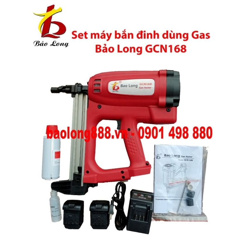 Máy bắn đinh bê tông  dùng Gas Bảo Long GCN168**Liên hệ để được giá tốt**
