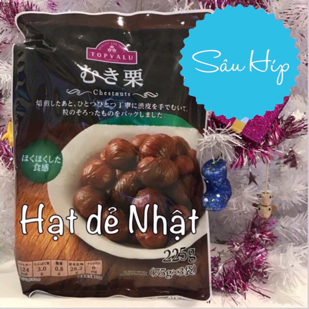 Hạt dẻ hấp nguyên vỏ NHẬT BẢN