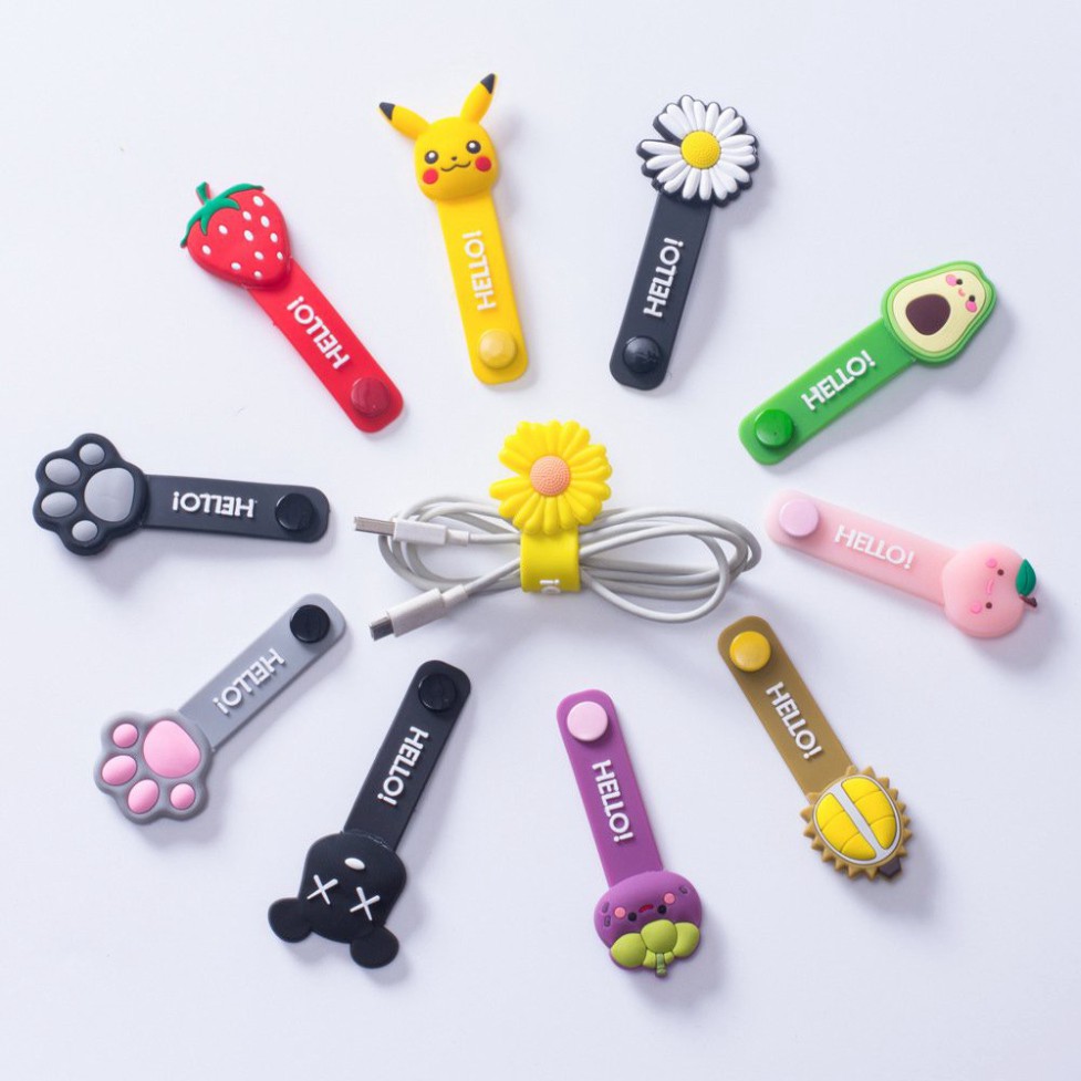 [Hàng Mới] Dây nút bấm bảo vệ cáp sạc, tai nghe nhỏ gọn tiện dụng - TOVO store | BigBuy360 - bigbuy360.vn