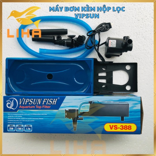 Máy Bơm Lọc Vipsun Fish - Bộ Máng Và Máy Bơm Lọc Nước Hồ Cá