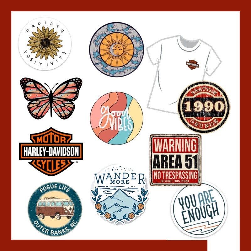 Decal Logo Sticker Patch in áo ủi trực tiếp lên vải hình SWE phản quang