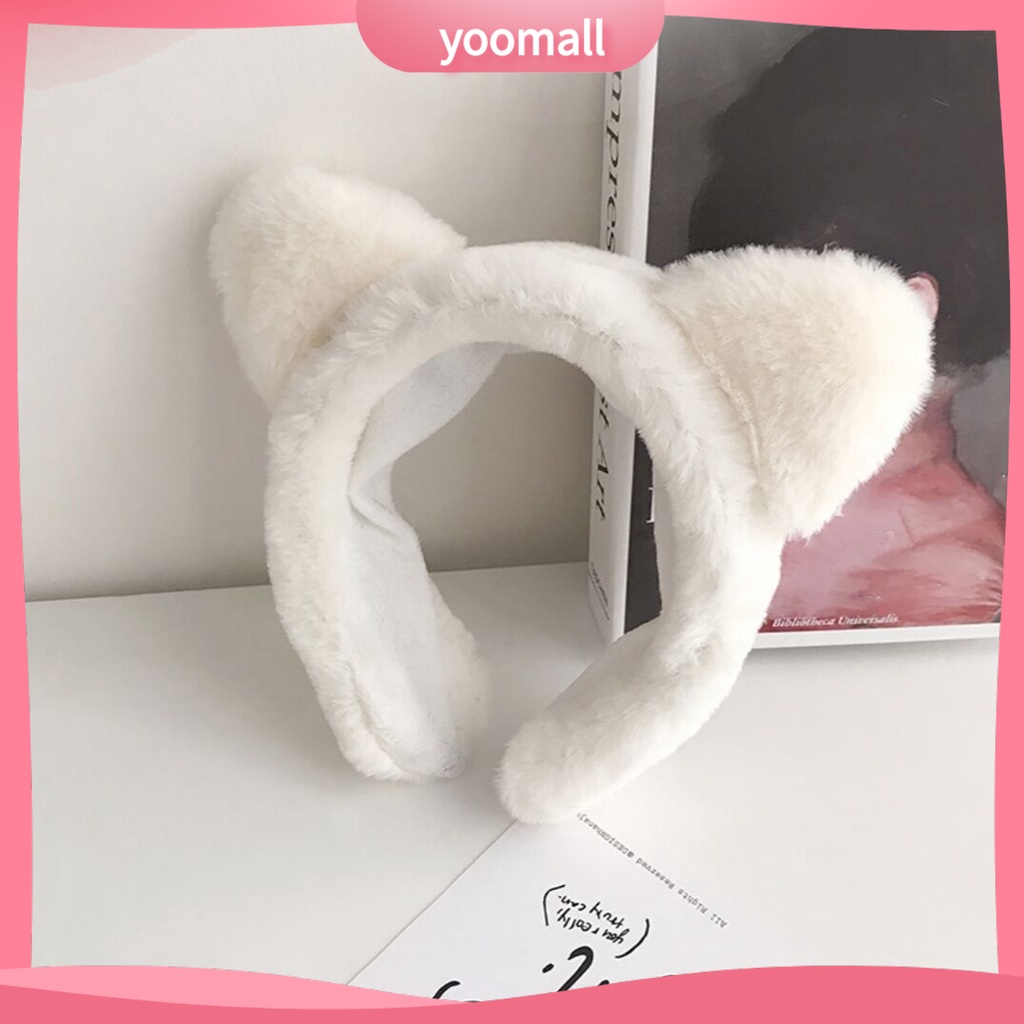 Băng Đô Cài Tóc Hình Tai Mèo Đơn Giản Cho Nữ