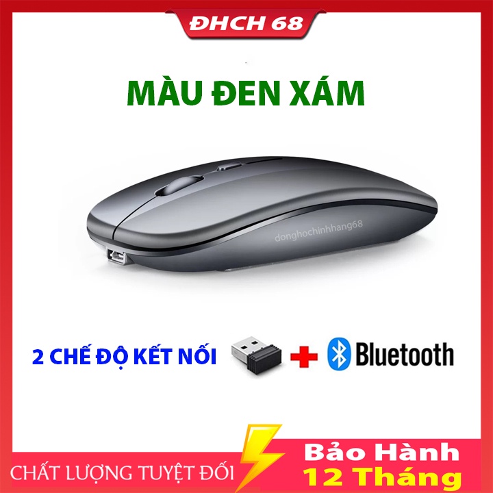 Chuột Không Dây Bluetooth Gaming Chơi Game Cực Đã Dùng Pin Sạc, Click Không Gây Tiếng Ồn Bảo Hành 12 Tháng