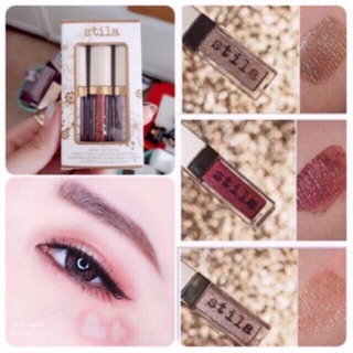 🌸SET 3 CHAI NHŨ MẮT KIM TUYẾN STILA😍