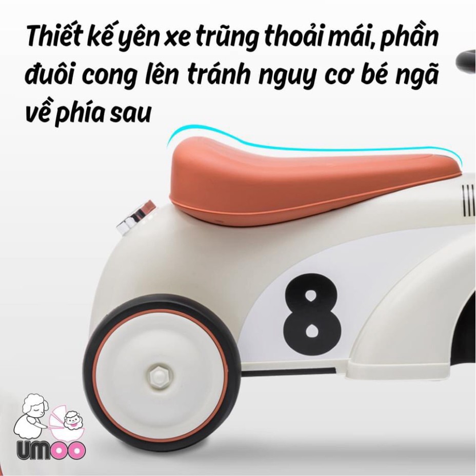 Xe chòi chân Umoo ô tô nhiều màu sắc