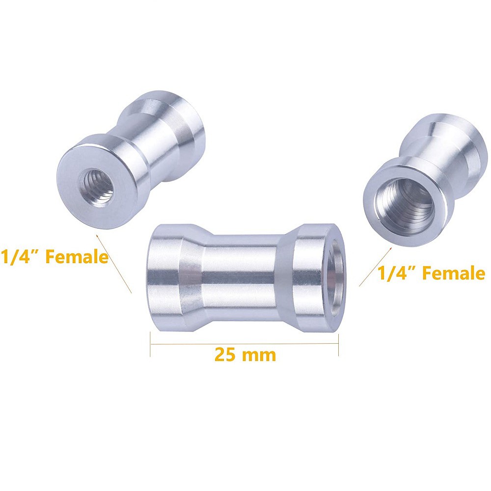 Bộ 16 ốc vít Lammcou chuyển đổi ngàm máy ảnh 1/4" sang 3/8" cho giá đỡ máy ảnh 1/4"