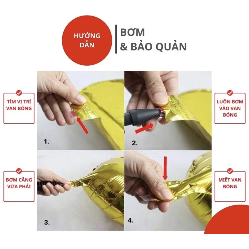 COMBO Set bong bóng trang trí sinh nhật giá rẻ đầy đủ phụ kiện set up sinh nhật tại nhà đẹp cho bé trai bé gái người lớn