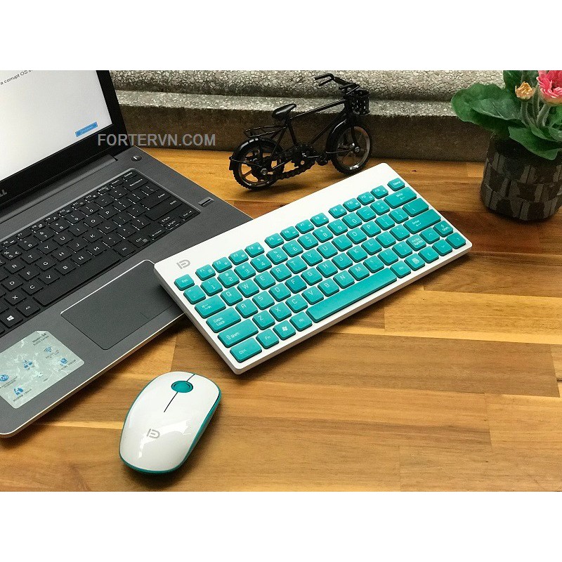 Bộ bàn phím chuột không dây Forter 1500 - Chính Hãng