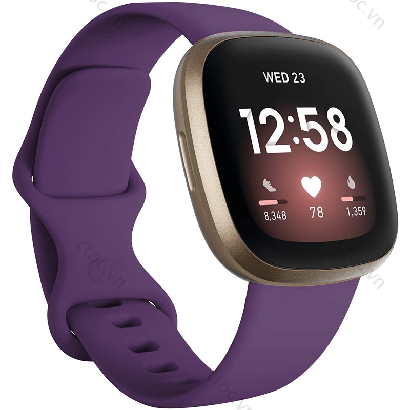 Dây đeo silicon thay thế cho đồng hồ thông minh Fitbit Versa 3 4 Fitbit sense sense2