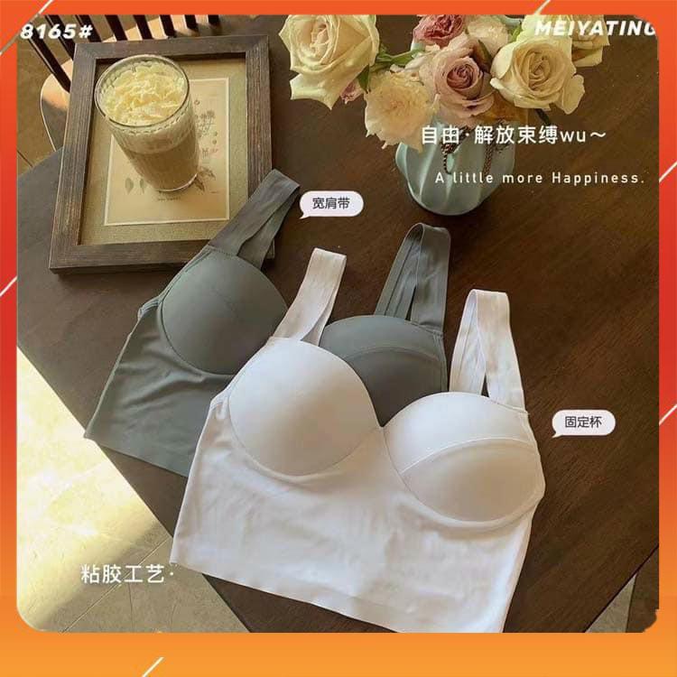 Áo bra chữ U cotton mịn thấm hút mồ hôi đa năng cao cấp quai to bản kiểu dáng sang chảnh hottrend