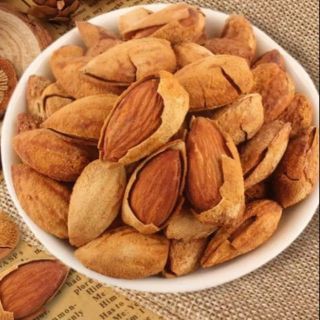 Hũ 500g Hạnh nhân rang bơ vỏ mỏng mỹ