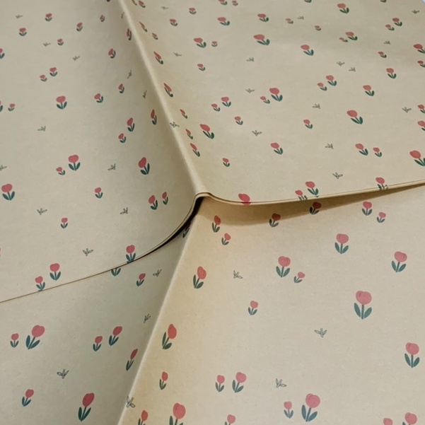 Sỉ Giấy gói quà kraft cực vintage - xấp 40 tờ - Brendo Store