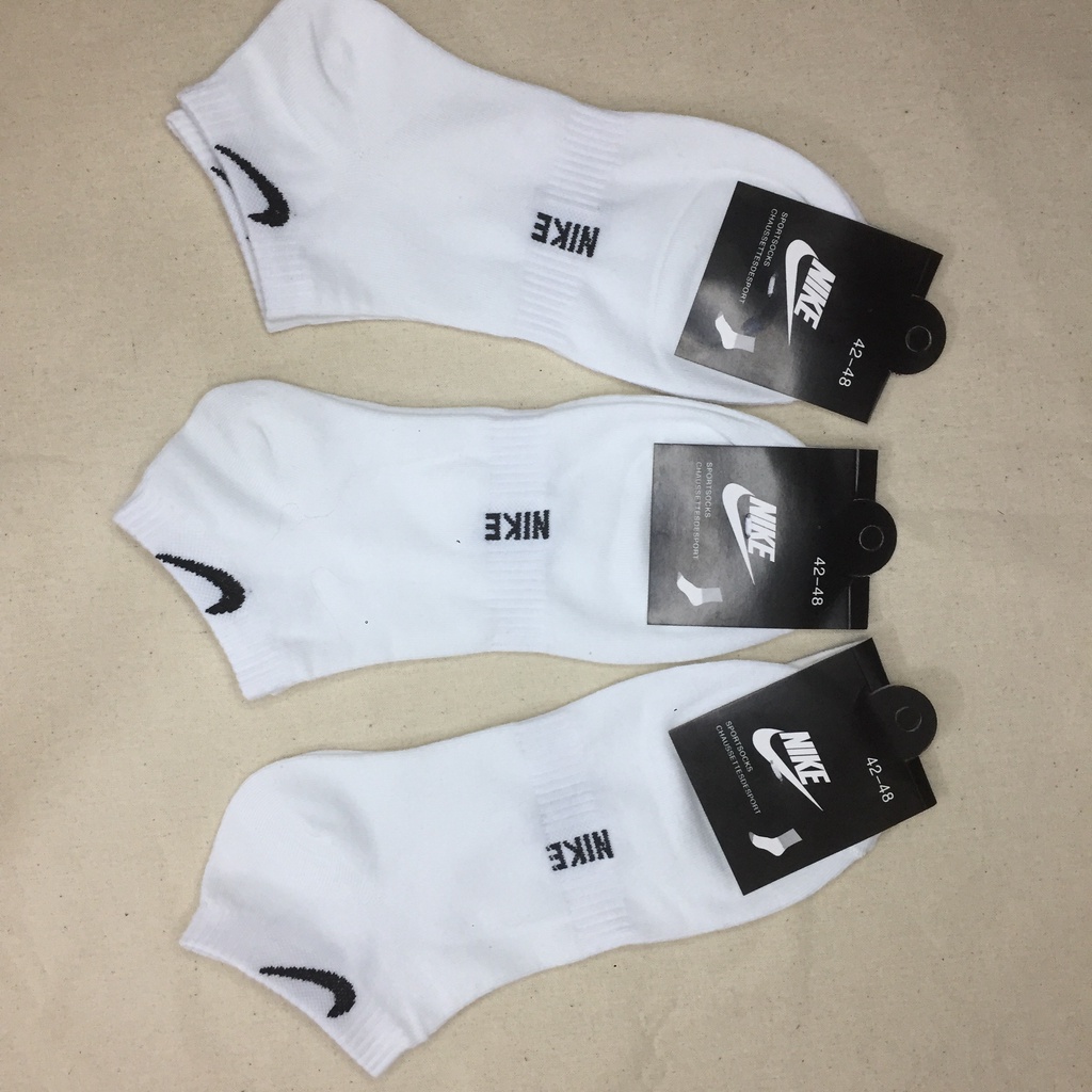 Tất nike cổ thấp nam nữ Thời trang cao cấp  chất cotton co dãn 4 chiều thấm hút tốt