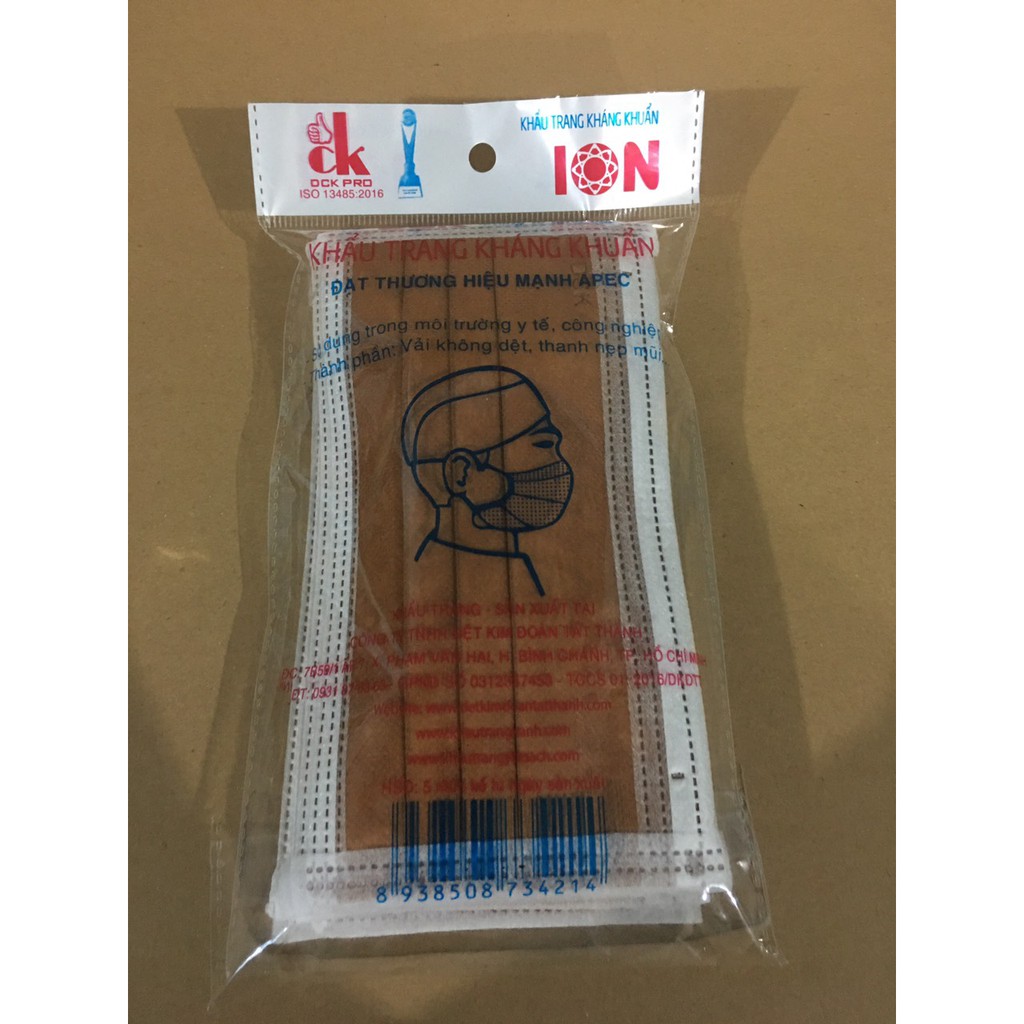 10 Chiếc Khẩu Trang Y Tế DCK Giá Siêu Rẻ