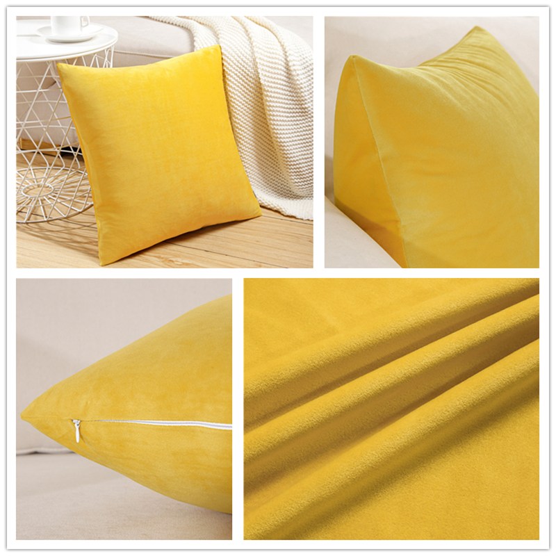 Ready Sotck Soft Velvet Cushion Cover 30*50 Decorative PillowCase 40x40cm Square Pillow Cover for Bed Sofa Hotel Decoration | BigBuy360 - bigbuy360.vn