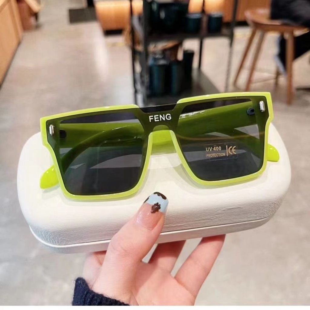 Kính Mát Gọng Vuông Thời Trang Cho Nam Nữ