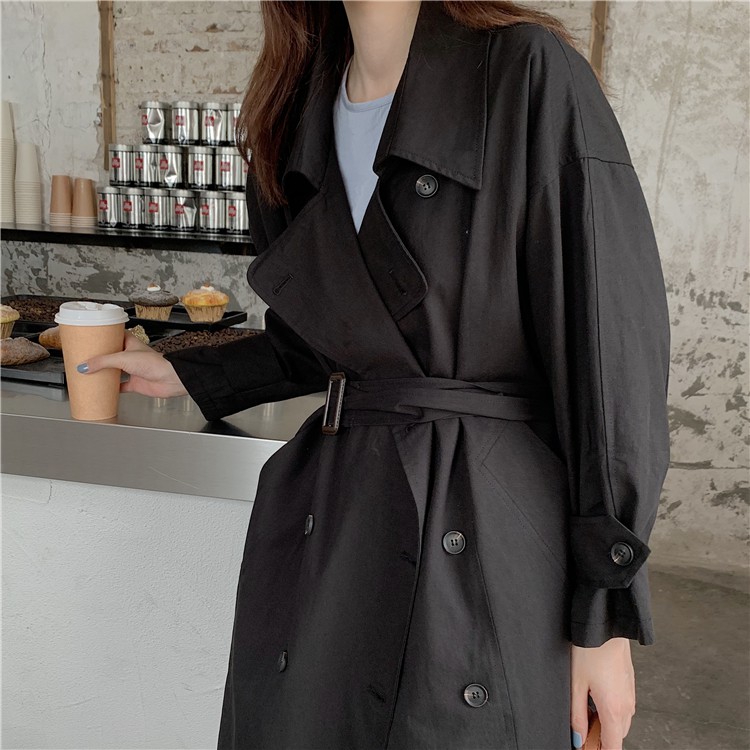 🌸Hàng Order🌸Áo Khoác Mangto Thu Đông Dáng Dài Phiên Bản Hàn Quốc🌸Kèm Ảnh Thật | BigBuy360 - bigbuy360.vn
