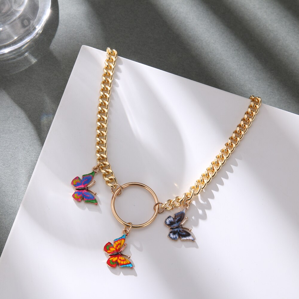 Vòng Cổ Choker Hình Bướm Xinh Xắn Dành Cho Nữ
