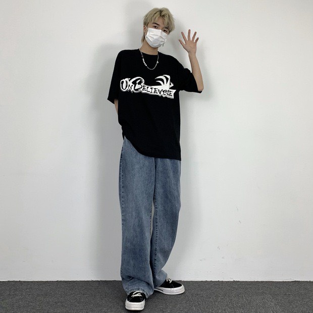 Áo Thun Tay Lỡ  Dáng Rộng Cotton Mịn Unisex - Áo Tee Basic Unbelievble