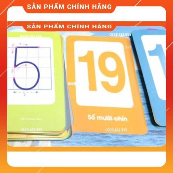 (⭐NEW⭐)Bộ flashcard thẻ học chữ cái, chữ số cho bé