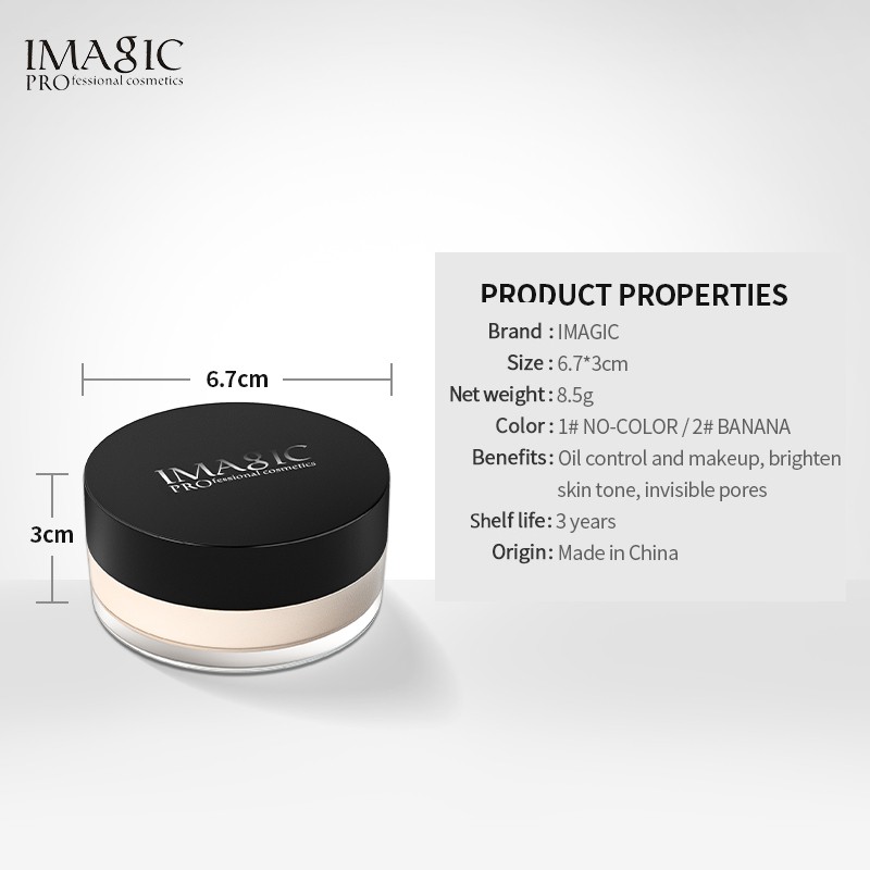 Phấn phủ IMAGIC trang điểm sáng da kiềm dầu hiệu quả 75g