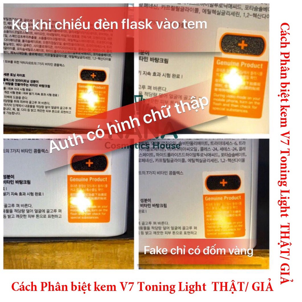 [Hàn Quốc] Kem Dưỡng Trắng Và Tái Tạo Da Cao Cấp Dr.Jart+ V7 TONING LIGHT
