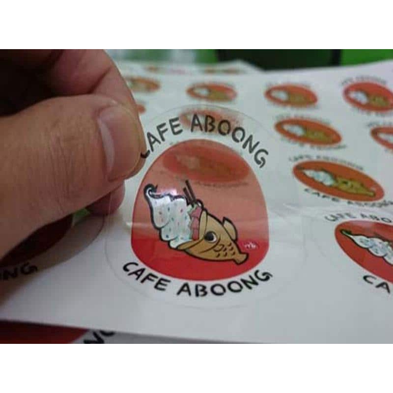 DECAL PVC TRONG SUỐT KHỔ A3 IN PHUN MỰC GỐC NƯỚC XẤP 20 TỜ