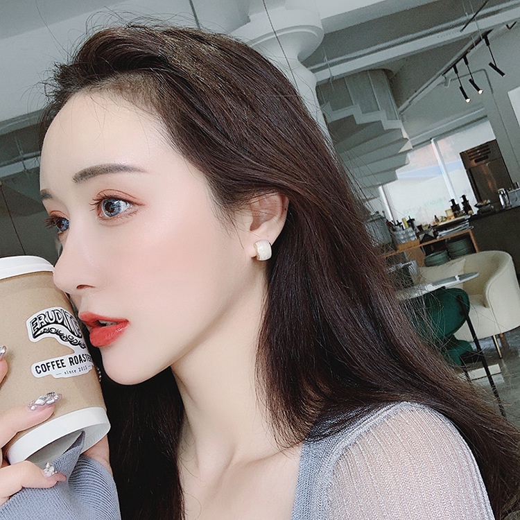 Khuyên tai kẹp không bấm lỗ chốt cố định K098 bằng hợp kim mạ vàng hình chữ C dáng ngắn Leous Accessories