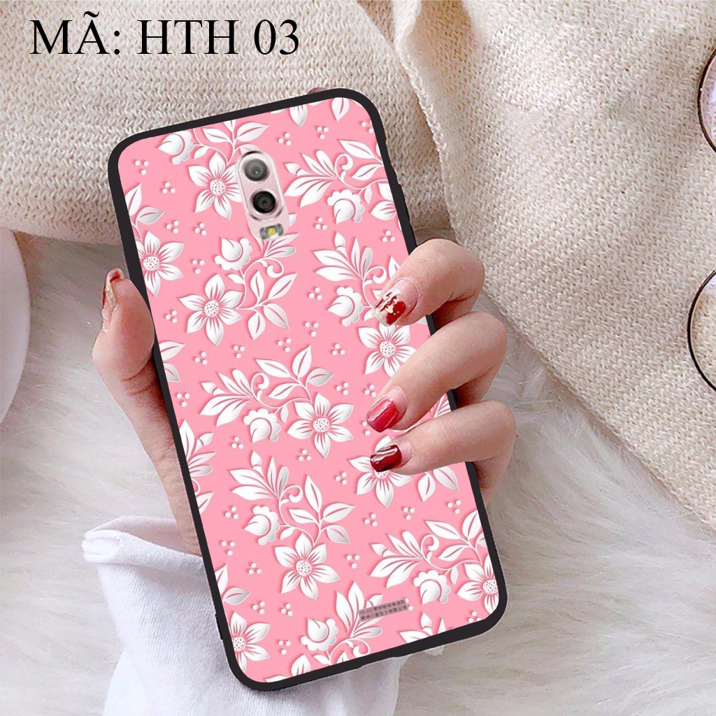 Ốp lưng Samsung J7 Plus viền dẻo TPU BST Hoạ Tiết Hoa