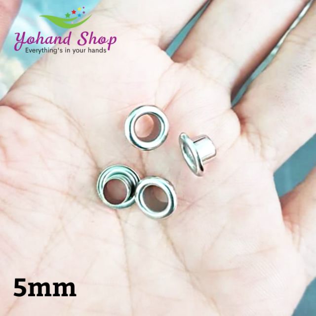Mũ charm inox 5mm ( gói 10 cái)