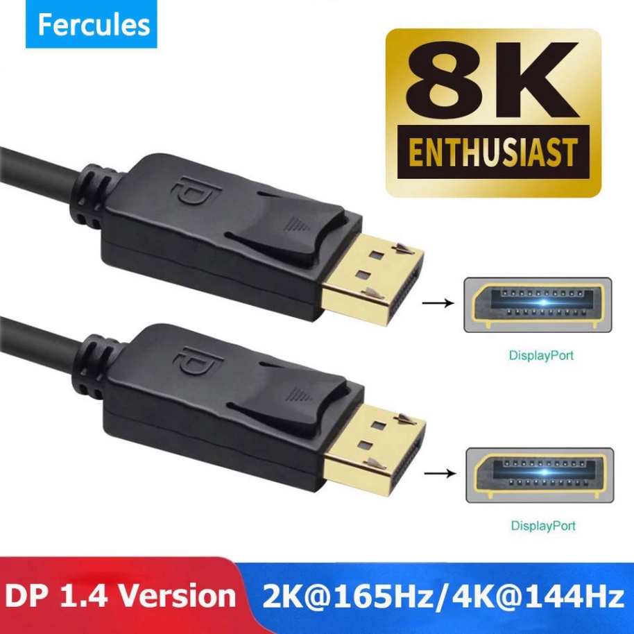 Cáp Displayport 1.4 Cao Cấp Ugreen DP114 Support 8K60Hz 32.4Gbps Chính Hãng